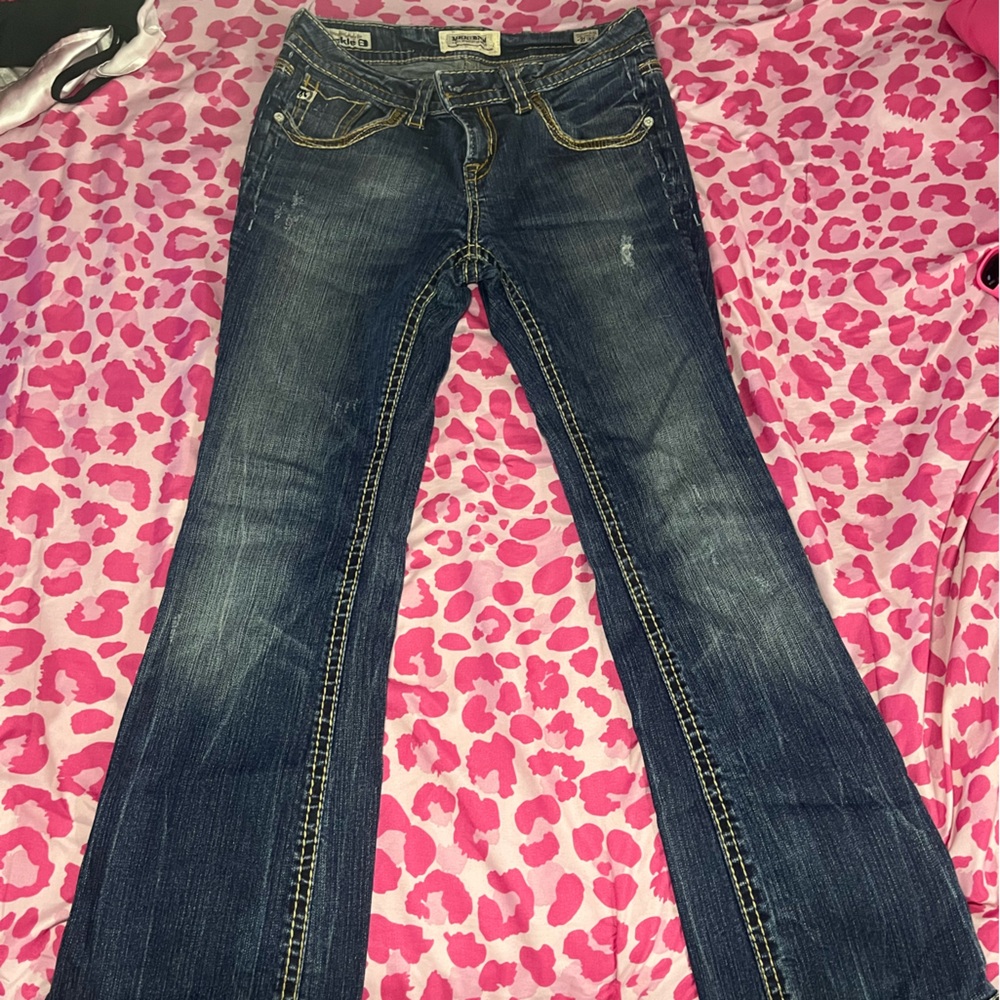 MEK Low Rise BootCut Jeans Womens